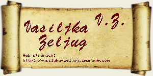 Vasiljka Zeljug vizit kartica